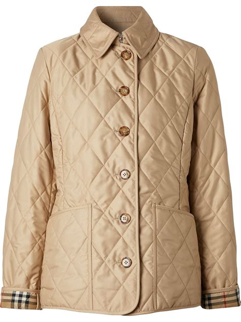 burberry diamond quilted thermoregulated barn jacket|Burberry diamond quilted jacket women's.